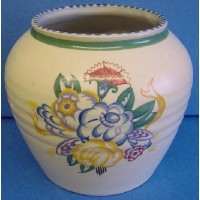 POOLE POTTERY TRADITIONAL DP PATTERN 14.5cm VASE